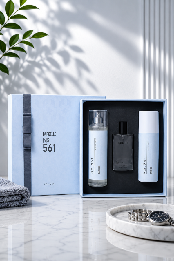 طقم هدايا رقم 561 - عطر و ٢ بودى ميست - رجالي